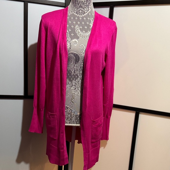 Nine West Sweaters - Nine West Fuchsia Women's Cardigan